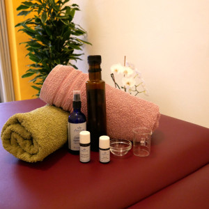 Lisa Zeilbauer BaBlü®️Praxis Aromastreichungen Behandlungsraum Lisa Zeilbauer Graz